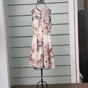 Floral homecoming dress